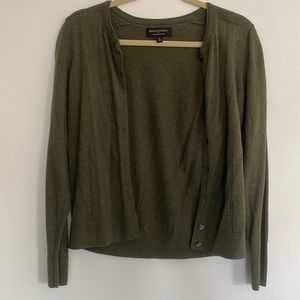 Banana Republic Forest Green Cardigan